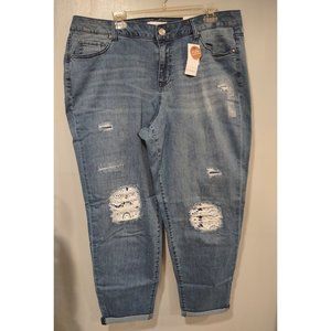 NWT Lane Bryant Boyfriend Low Rise Jeans MSRP $79.95